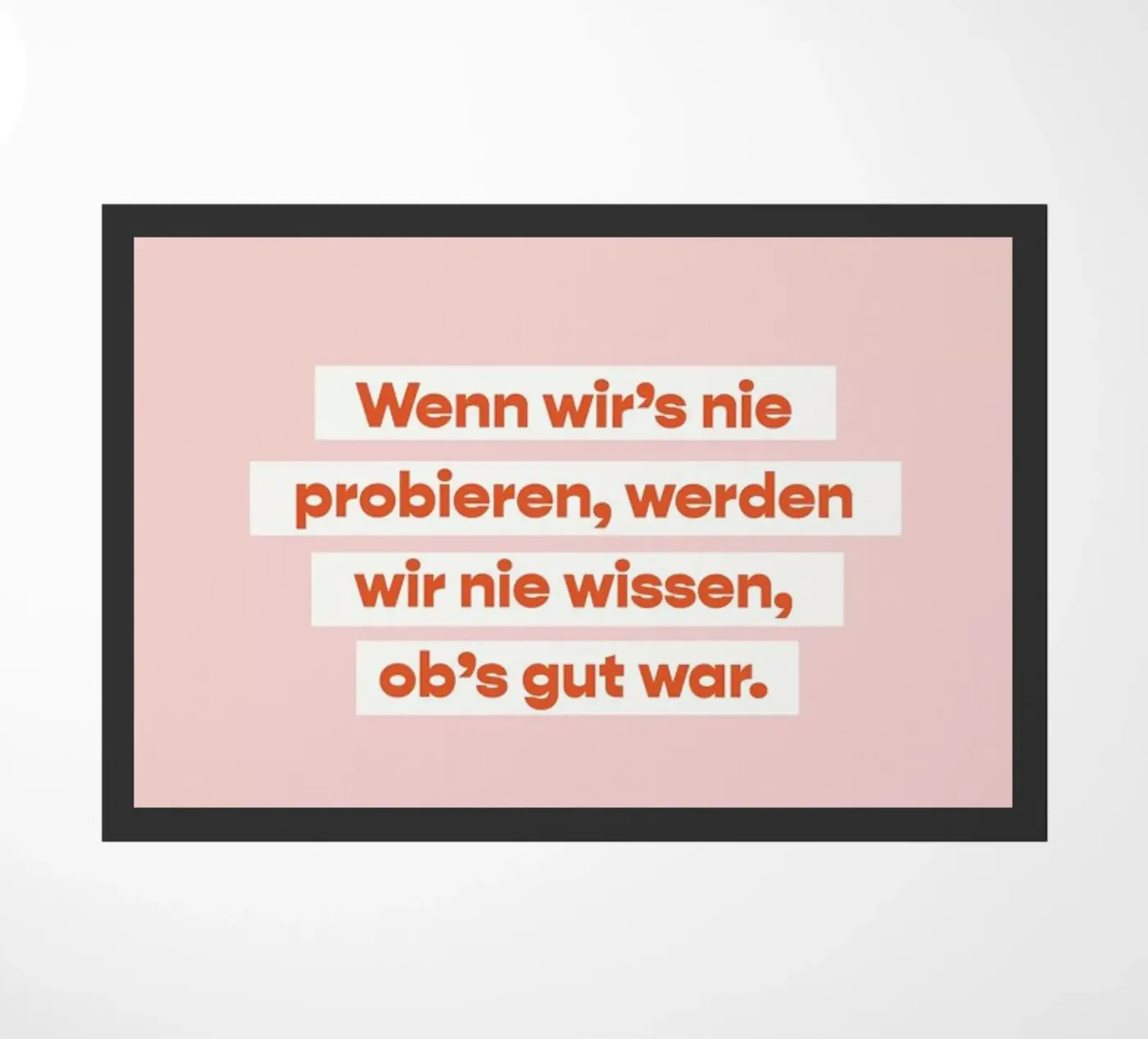 Ausprobieren deurmat van vonkopfbisfuss x JUNIQE