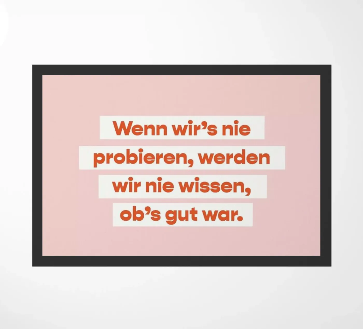 Ausprobieren deurmat van vonkopfbisfuss x JUNIQE