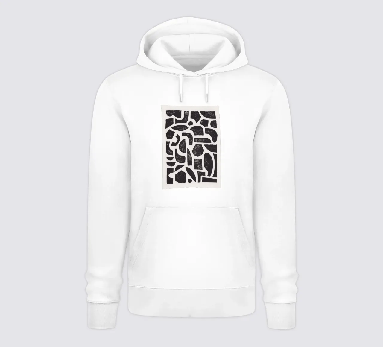 Linograbado Abstracto nº 3 sudadera con capucha de Alisa Galitsyna
