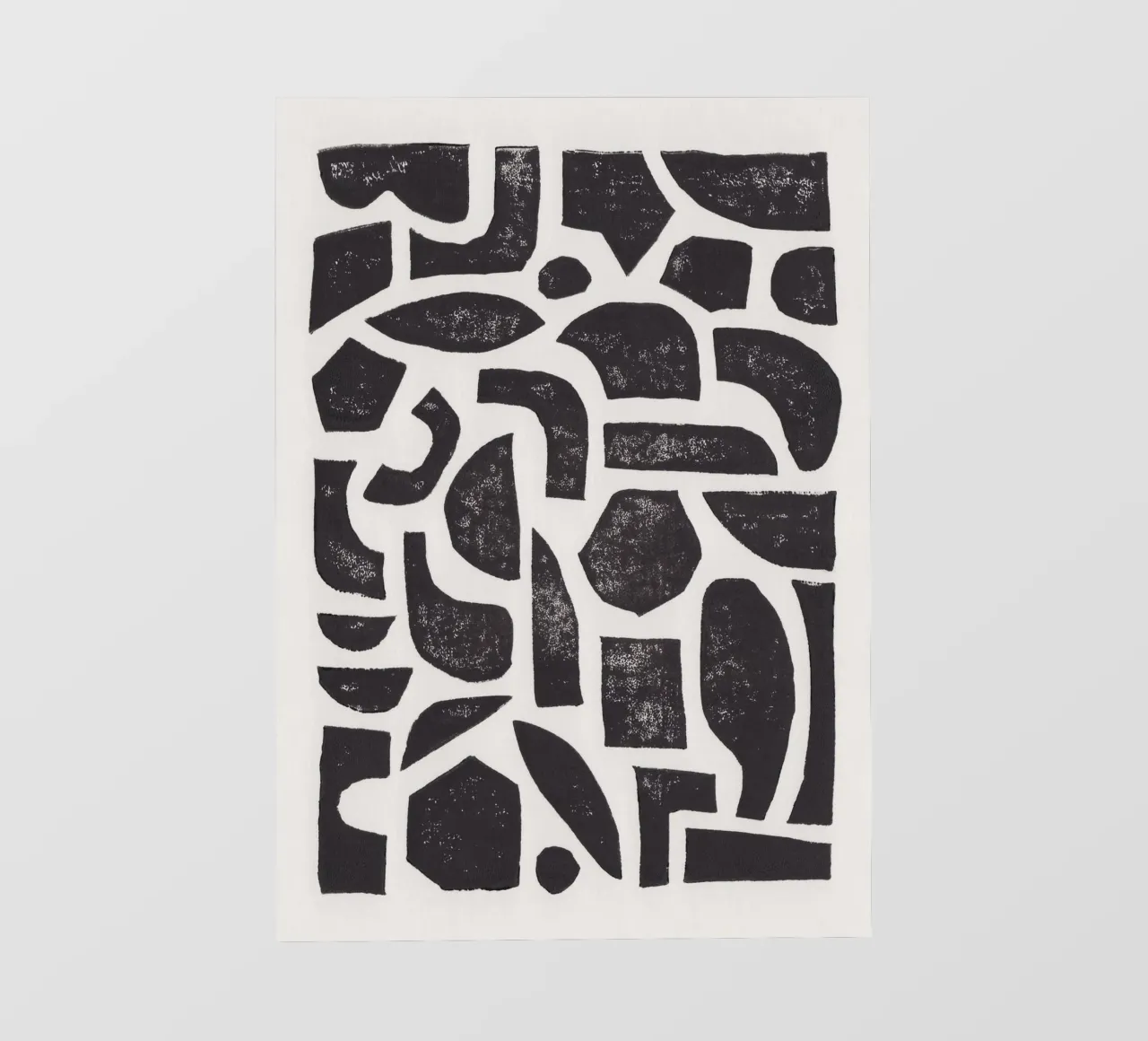 Linocut Abstract #3 pvc cover by Alisa Galitsyna