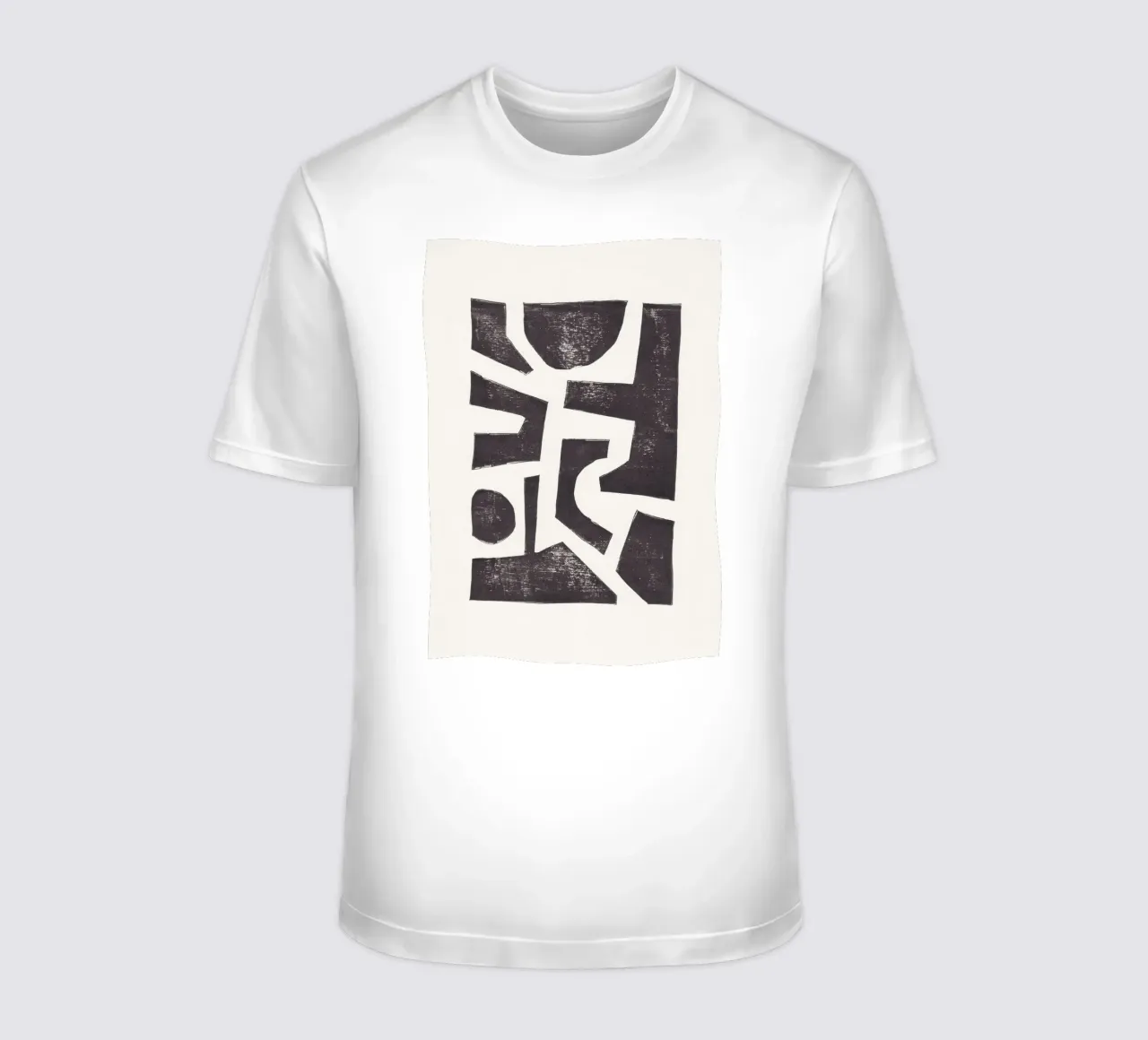 Linosnede Abstract #5 t-shirt van Alisa Galitsyna