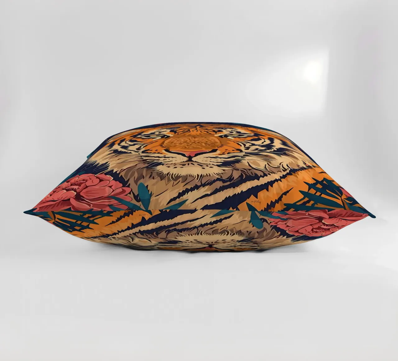 Tigre in fiore cuscino da diedrich