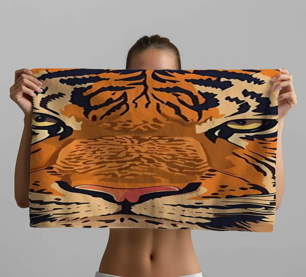 Tigre in fiore asciugamano da bagno da diedrich