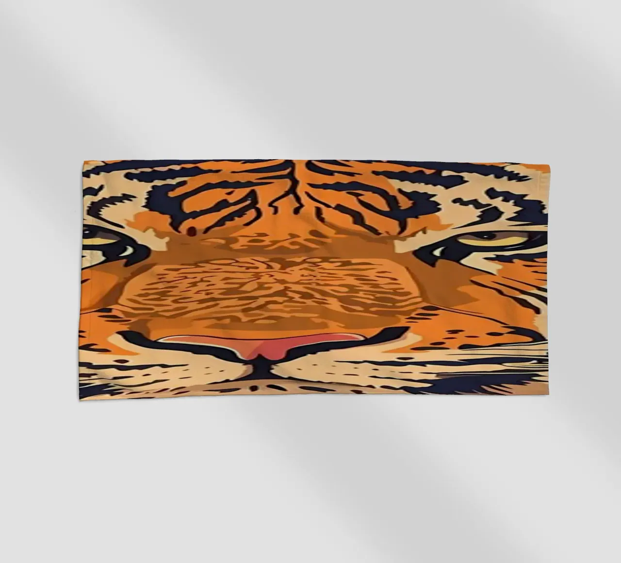 Tigre in fiore telo mare da diedrich