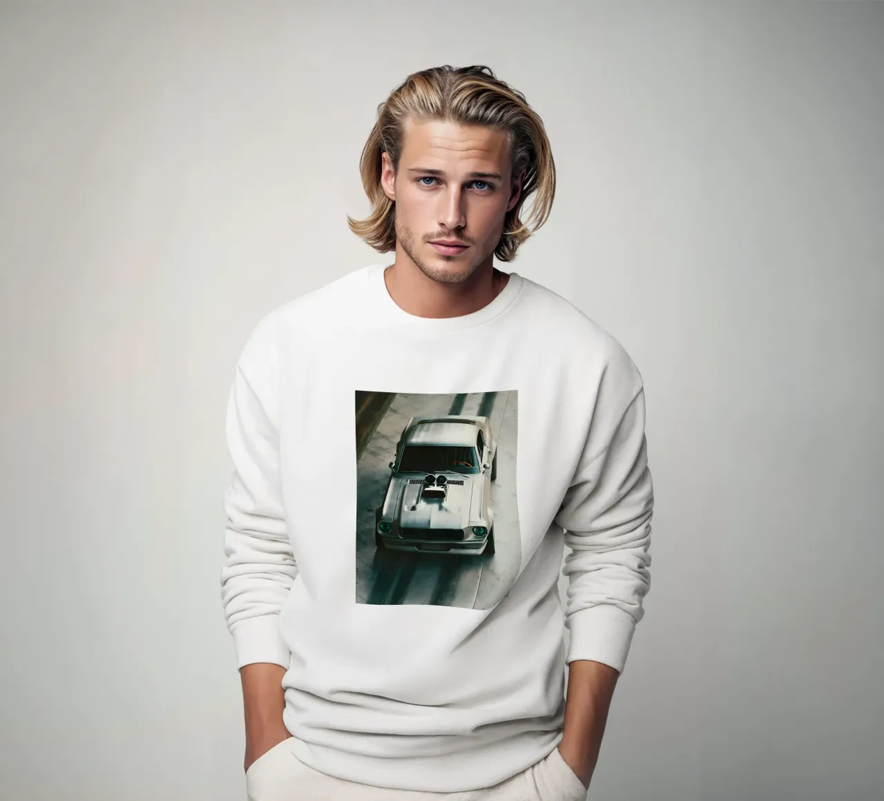 Auto da corsa grigia felpa da CAR EDITION