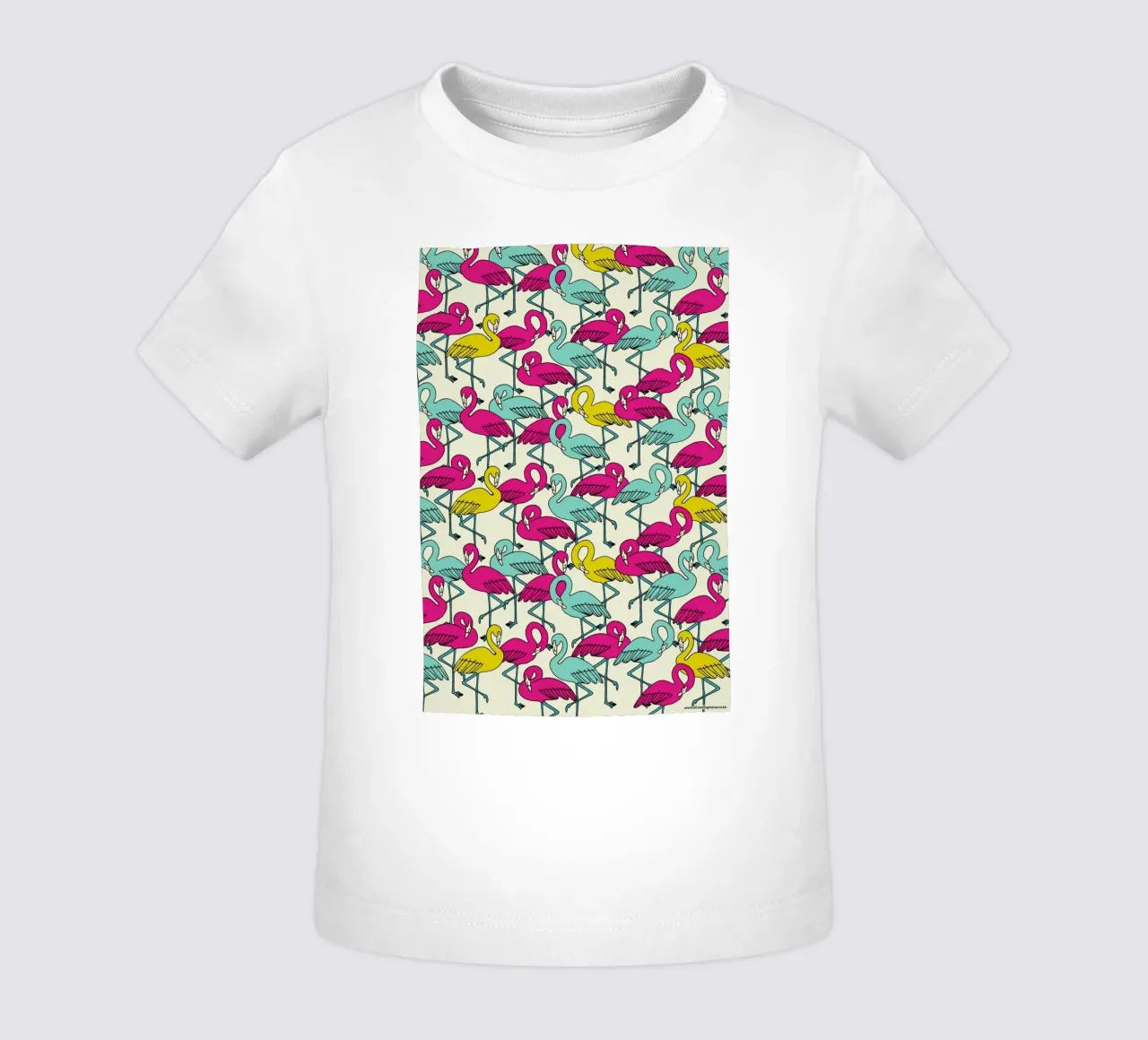 Wrapping Paper Flamingos maglietta neonato da a Love Supreme