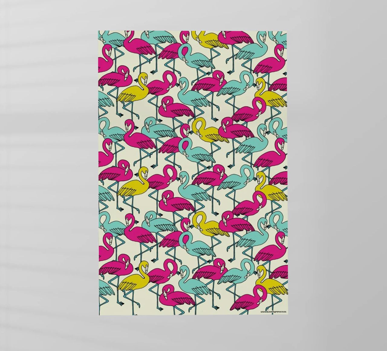 Wrapping Paper Flamingos pellicola backlit da a Love Supreme