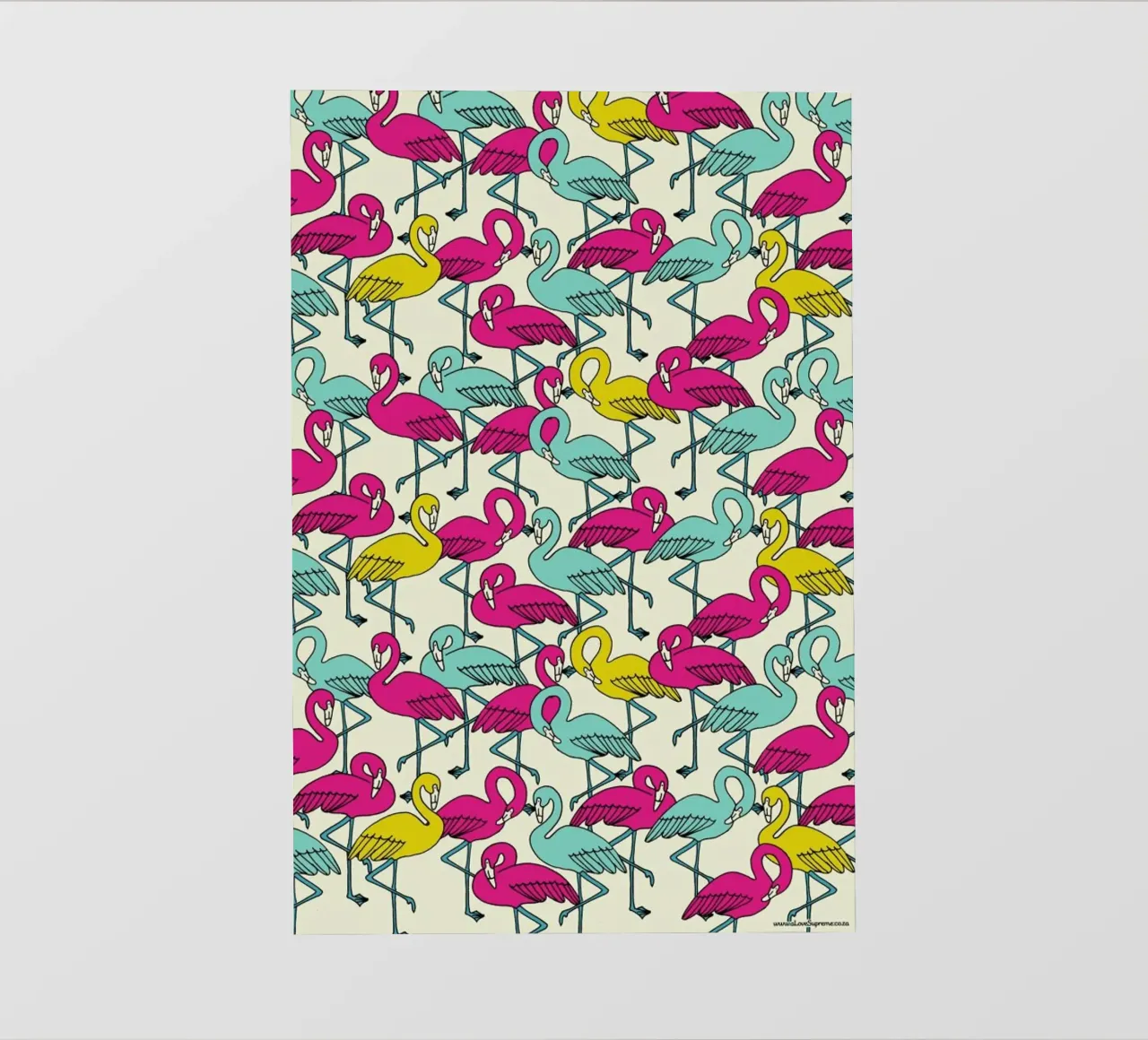 Wrapping Paper Flamingos pellicola backlit da a Love Supreme