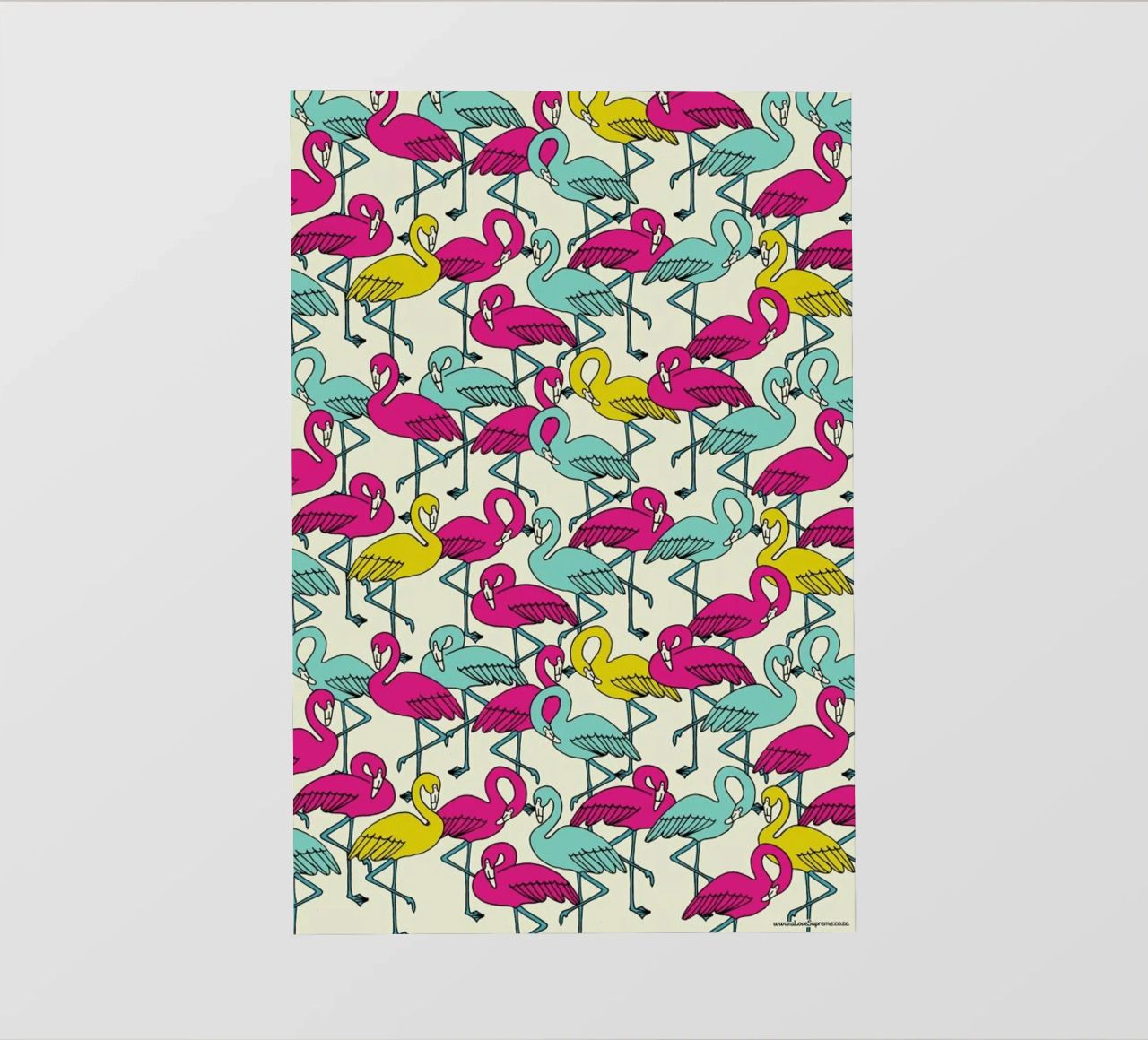 Wrapping Paper Flamingos telo in pvc da a Love Supreme