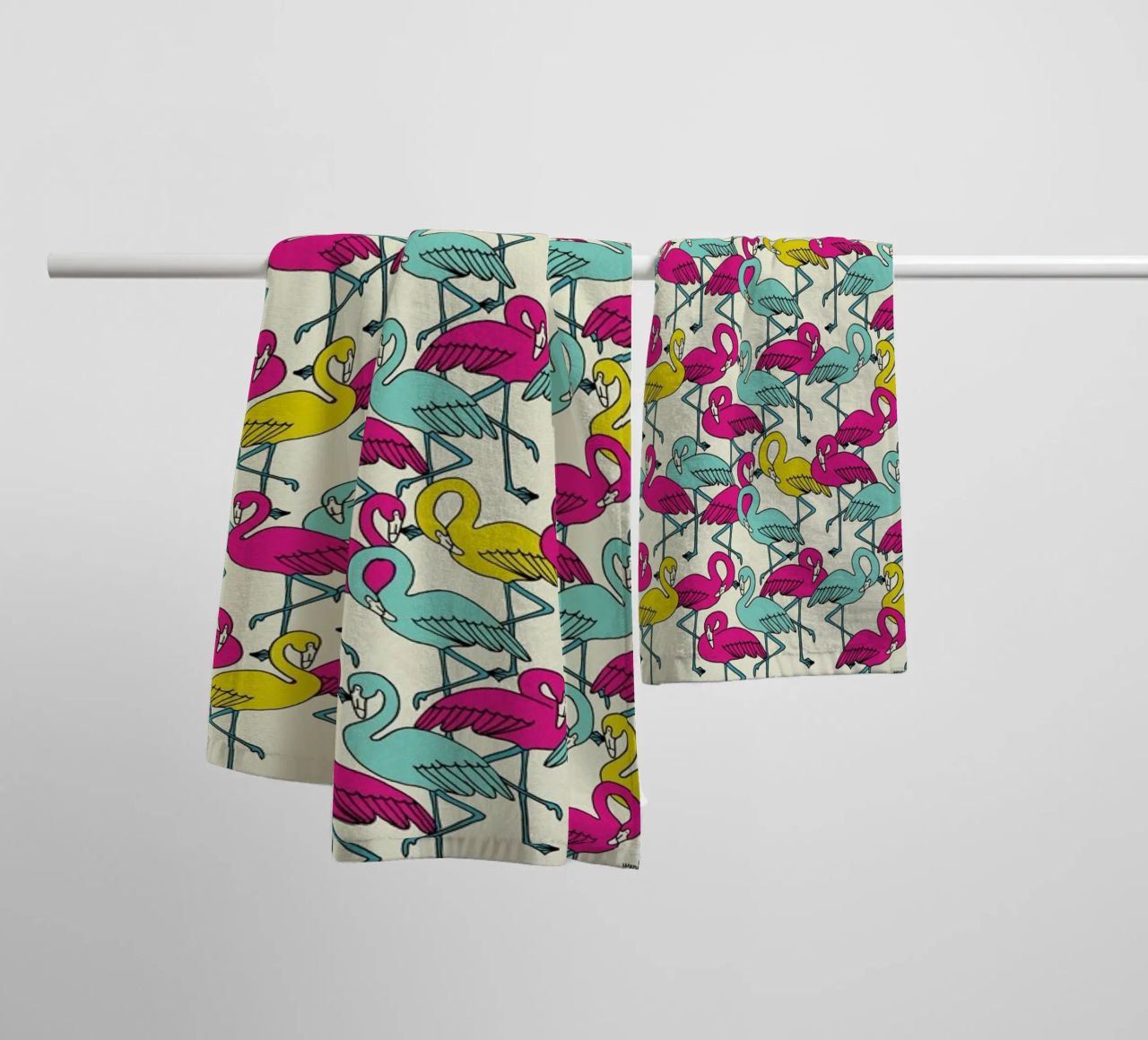 Wrapping Paper Flamingos asciugamano da bagno da a Love Supreme