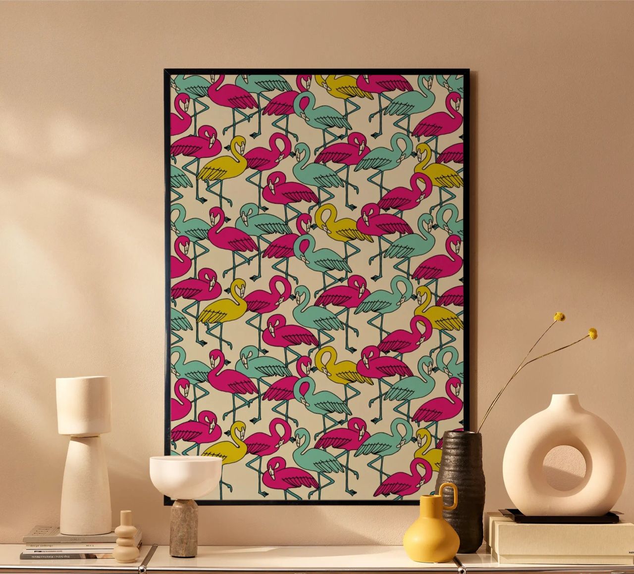 Wrapping Paper Flamingos carta hahnemühle da a Love Supreme