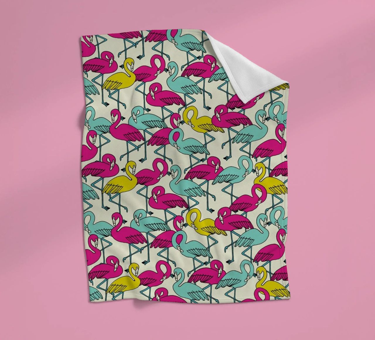 Wrapping Paper Flamingos coperta in pile da a Love Supreme