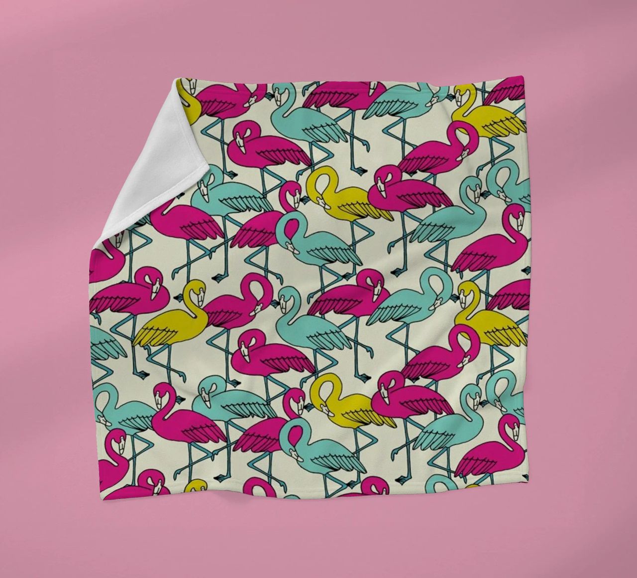 Wrapping Paper Flamingos coperta in pile da a Love Supreme