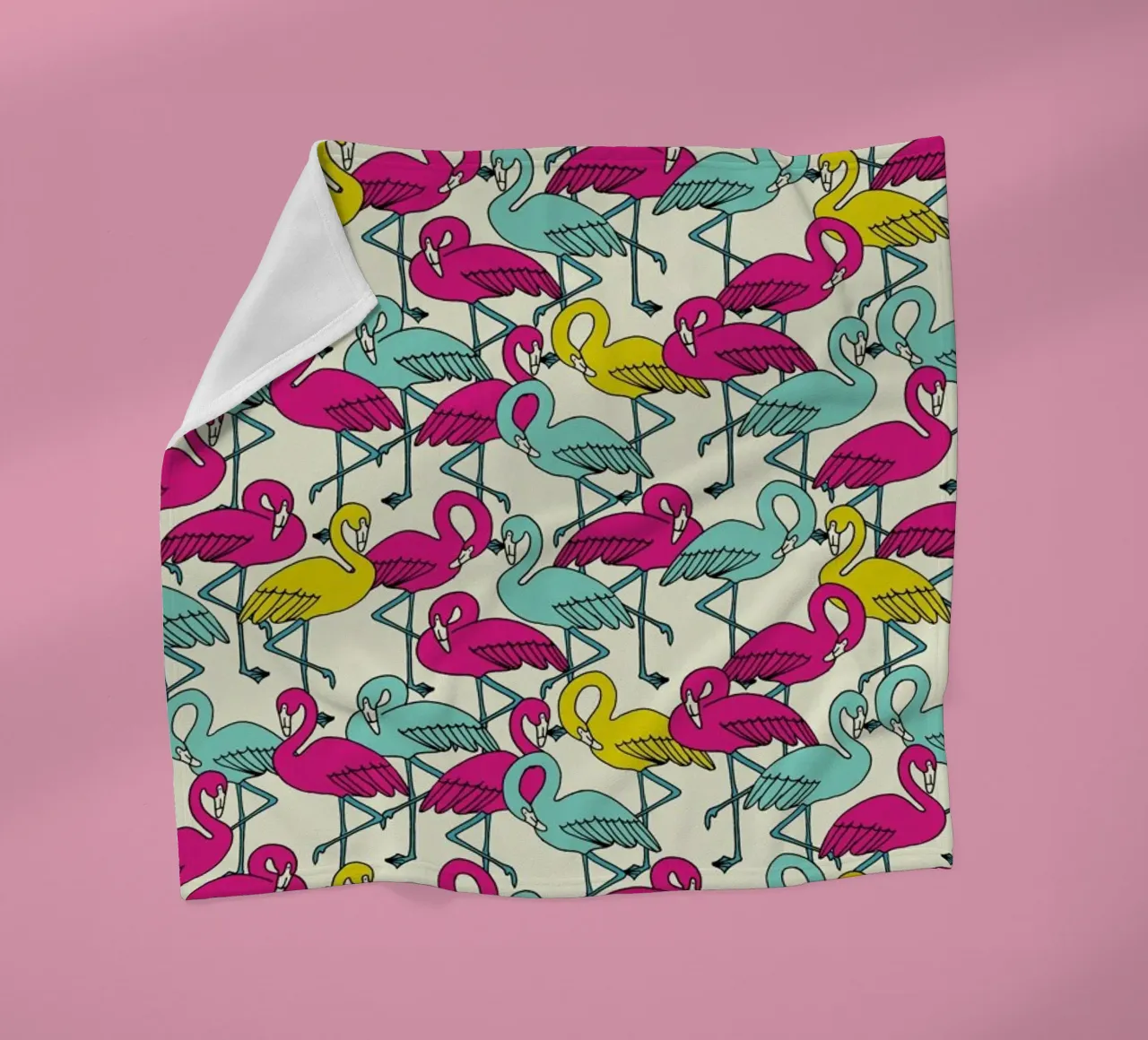 Wrapping Paper Flamingos coperta in pile da a Love Supreme