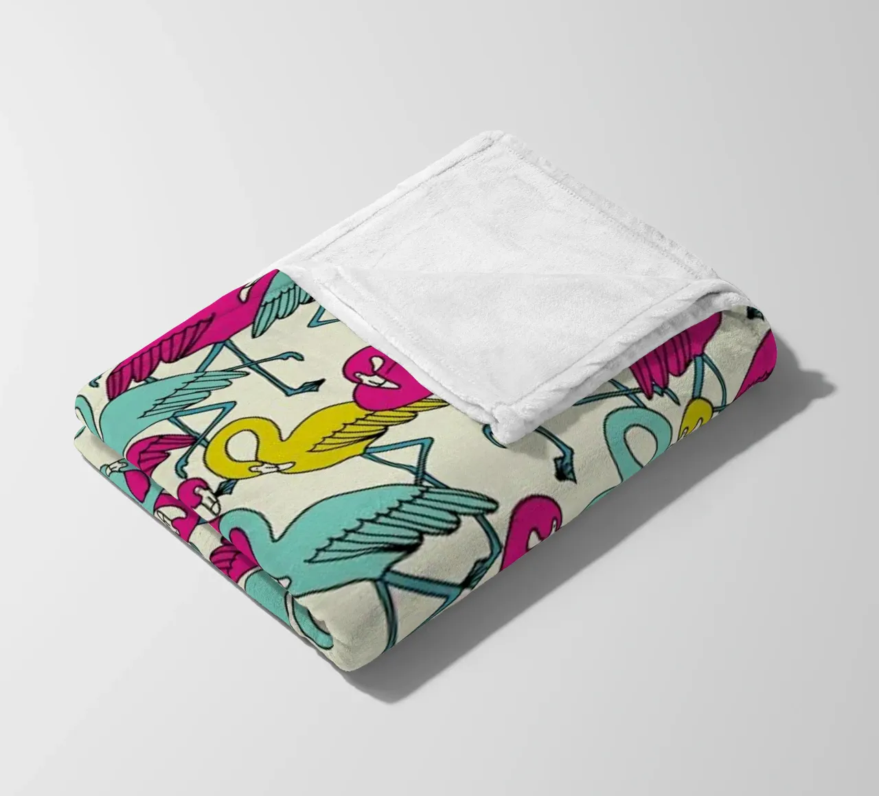 Wrapping Paper Flamingos coperta in pile da a Love Supreme