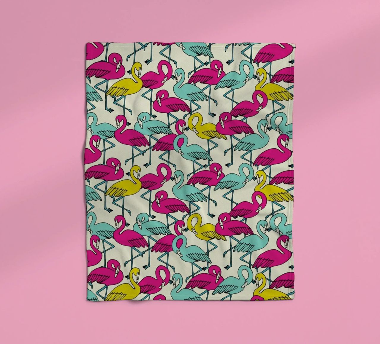 Wrapping Paper Flamingos coperta in pile da a Love Supreme