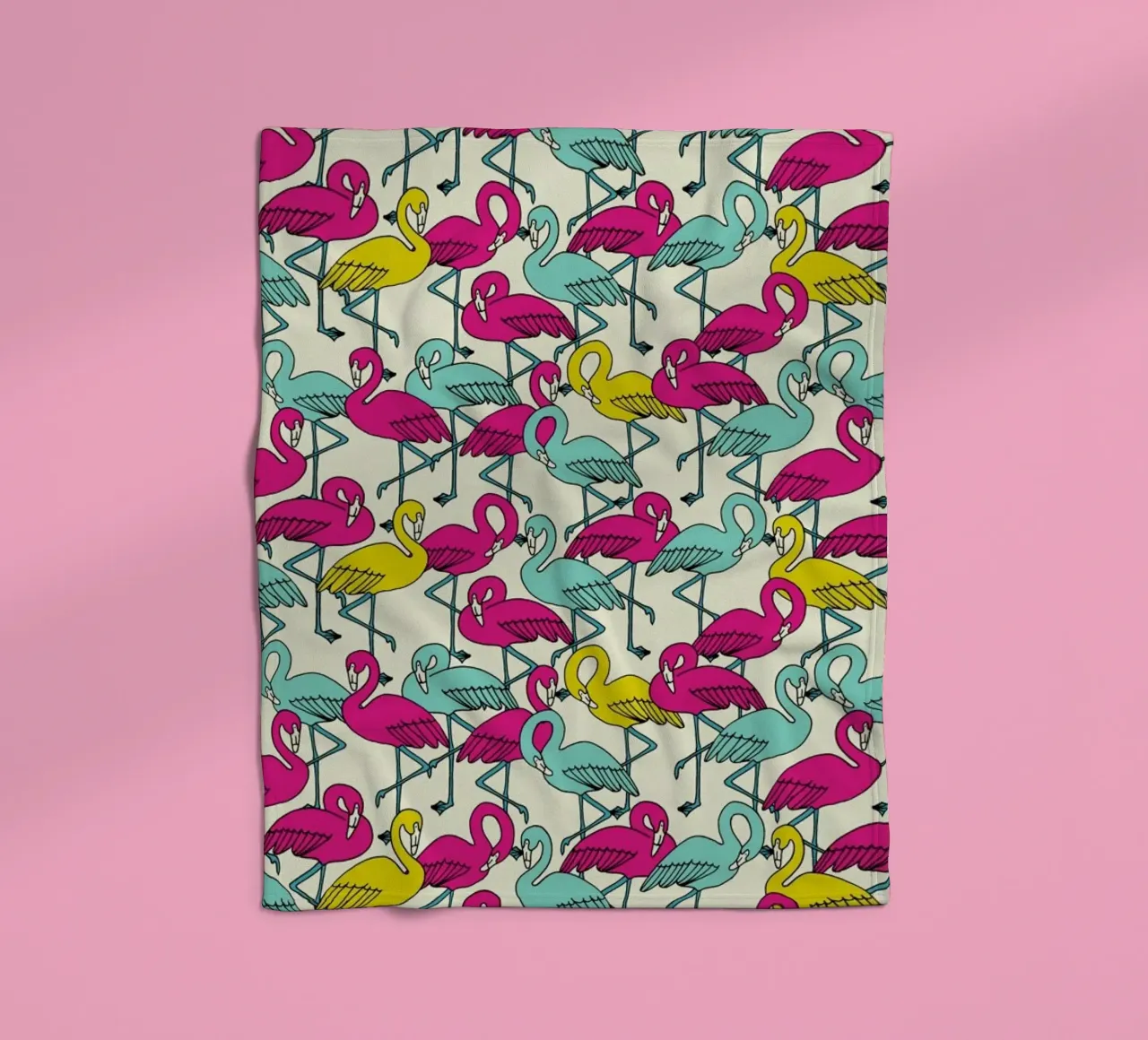 Wrapping Paper Flamingos coperta in pile da a Love Supreme