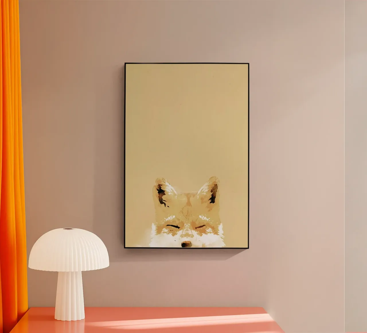 Smiling Fox plexiglass da Róbert Farkas