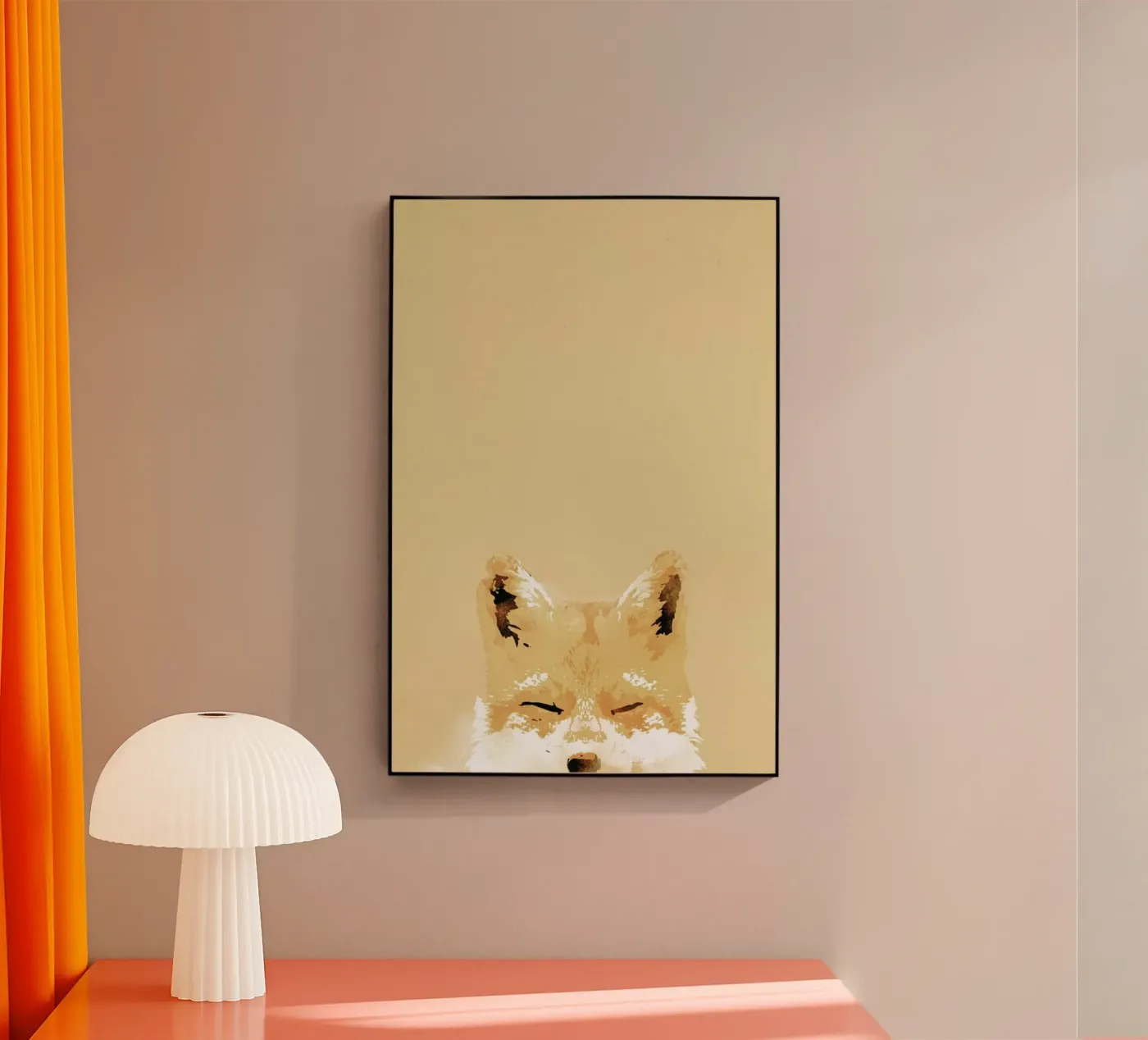 Smiling Fox Acryl-Glas von Róbert Farkas