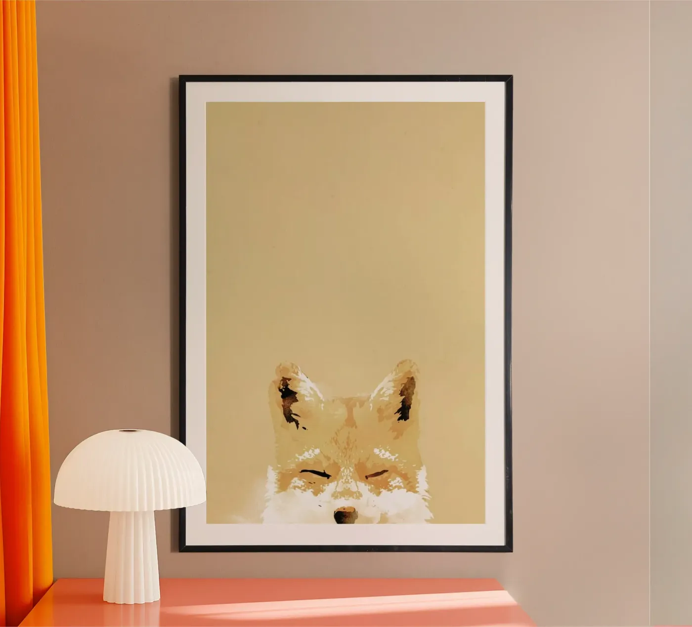 Smiling Fox poster van Róbert Farkas