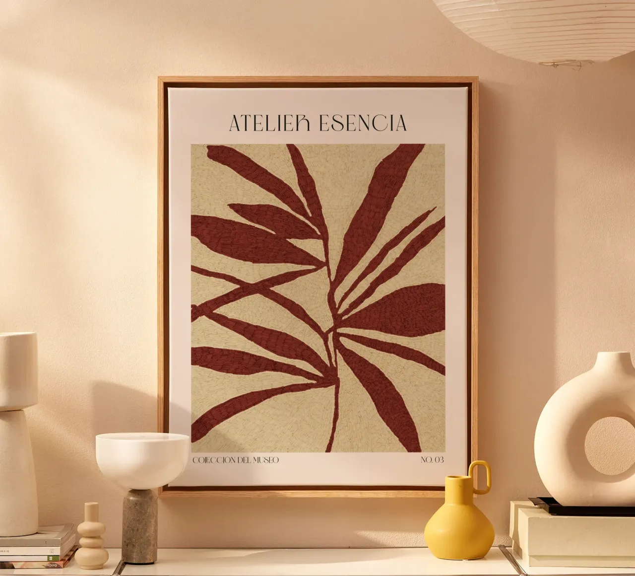 Art Bohemian No 71 tela con Cornice a cassetta da treechild