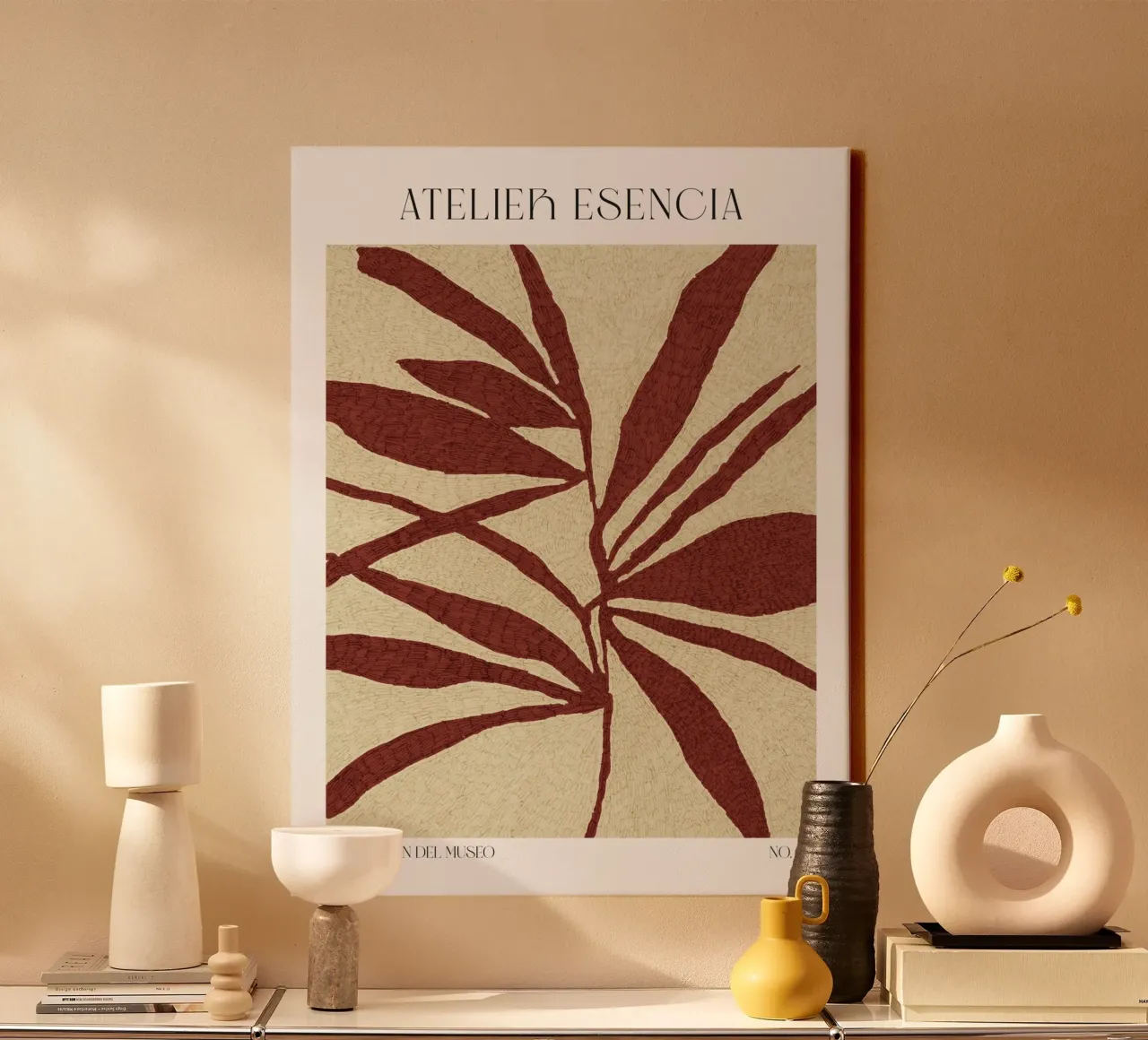 Art Bohemian No 71 tela con Cornice a cassetta da treechild
