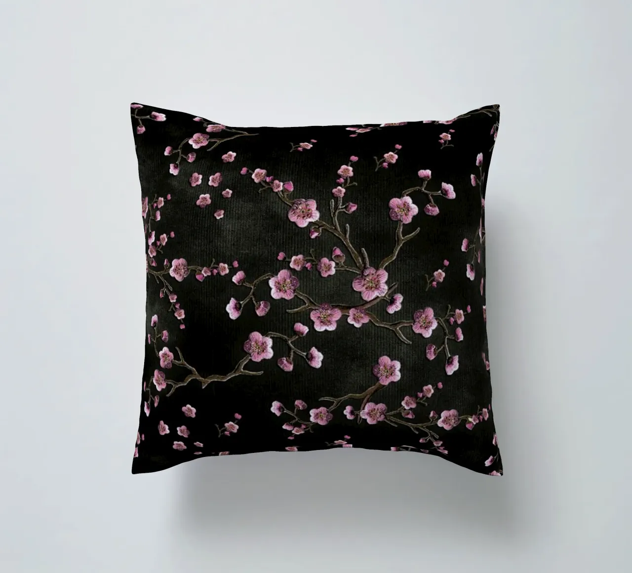 Sakura Black cuscino da Monika Strigel