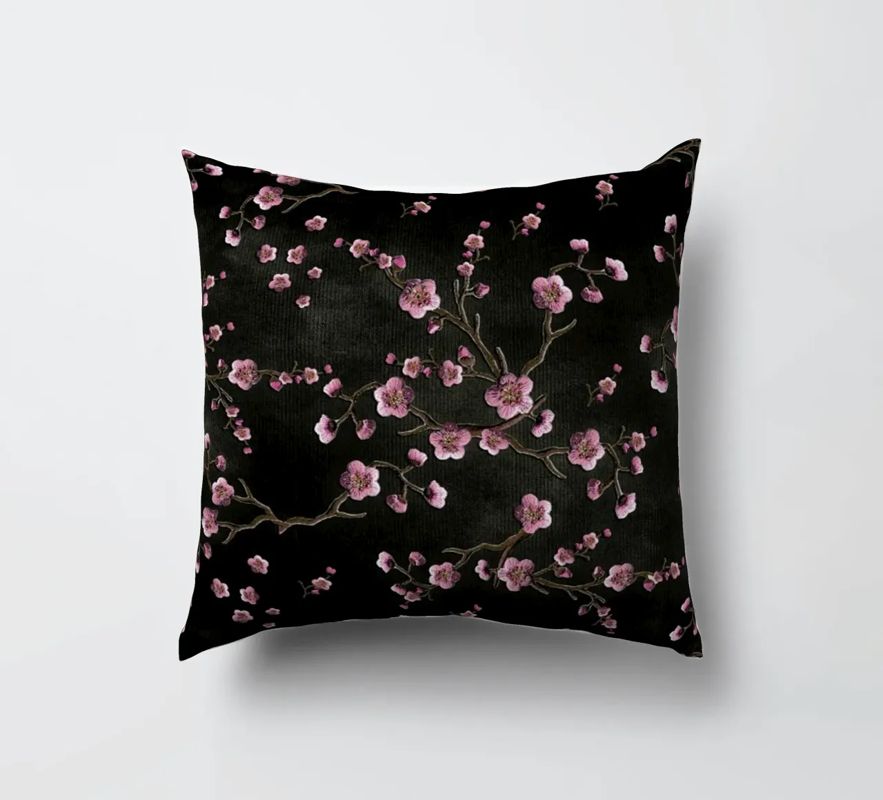 Sakura Black cuscino da Monika Strigel