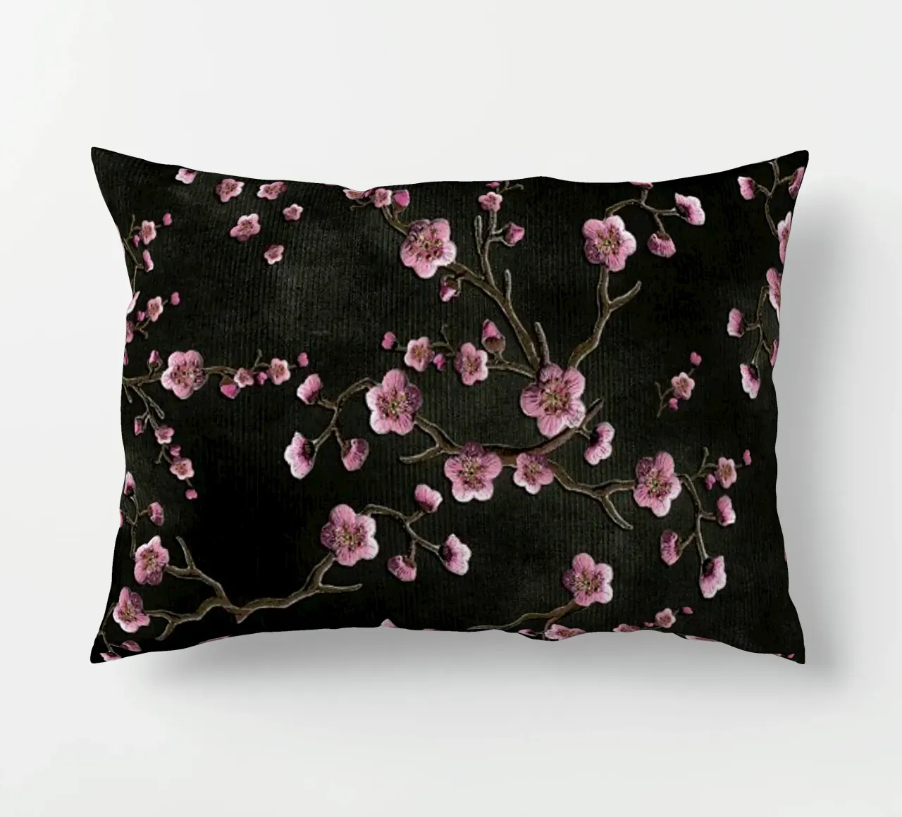 Sakura Black cuscino da Monika Strigel