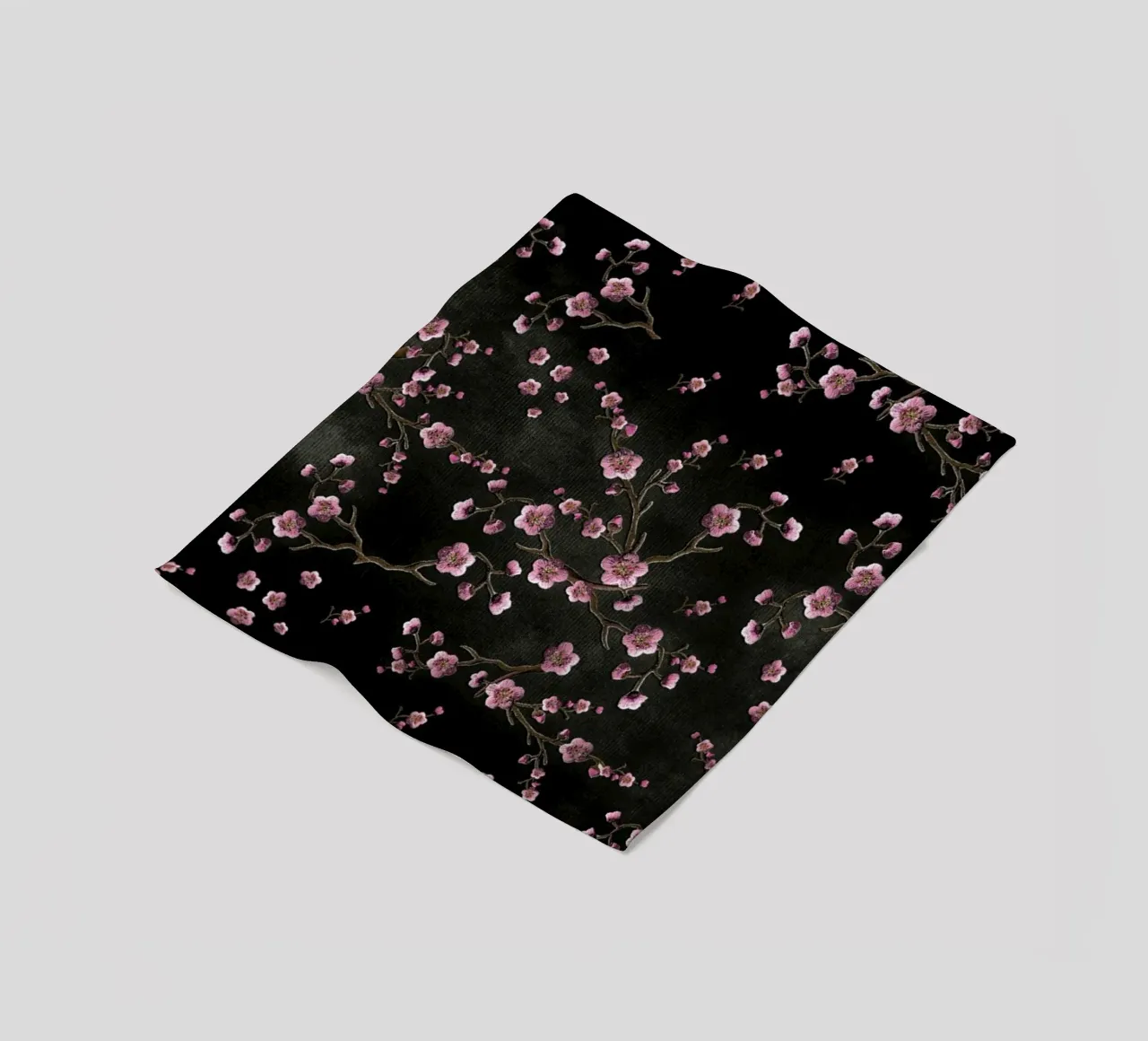 Sakura Black coperta in pile da Monika Strigel