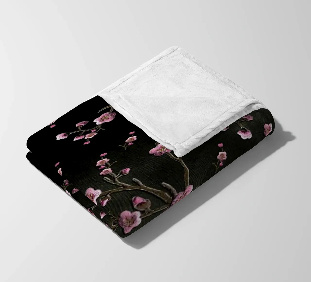 Sakura Black coperta in pile da Monika Strigel