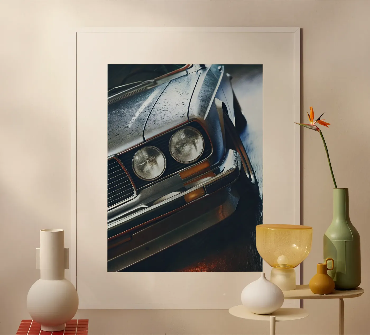 Oldtimer Details Poster von CAR EDITION