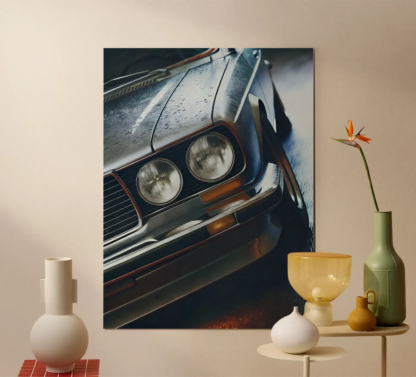 Oldtimer Details Poster von CAR EDITION