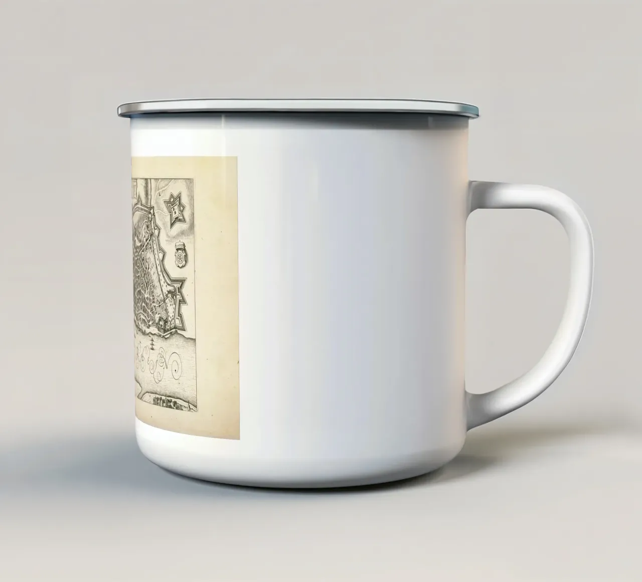 Mainz, Germany, 1657 - 1690 tazza in smalto da Artokoloro Quint Lox Ltd