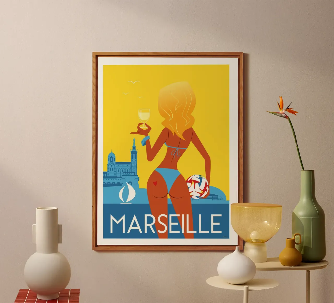 Marsiglia Calcio alluminio dibond da Raphaël Delerue