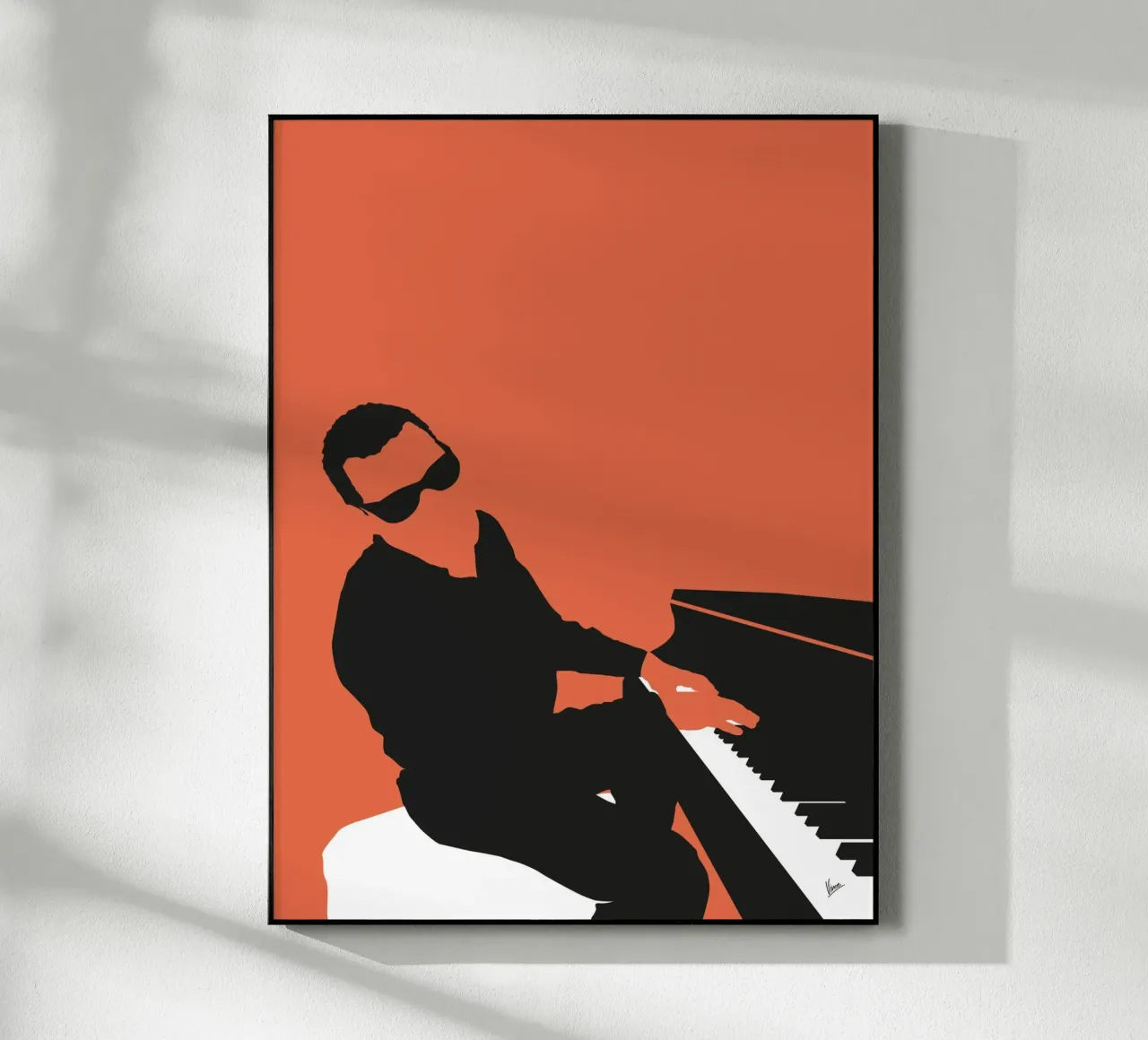 No003 Ray Charles plexiglass da Iconic Rockstars