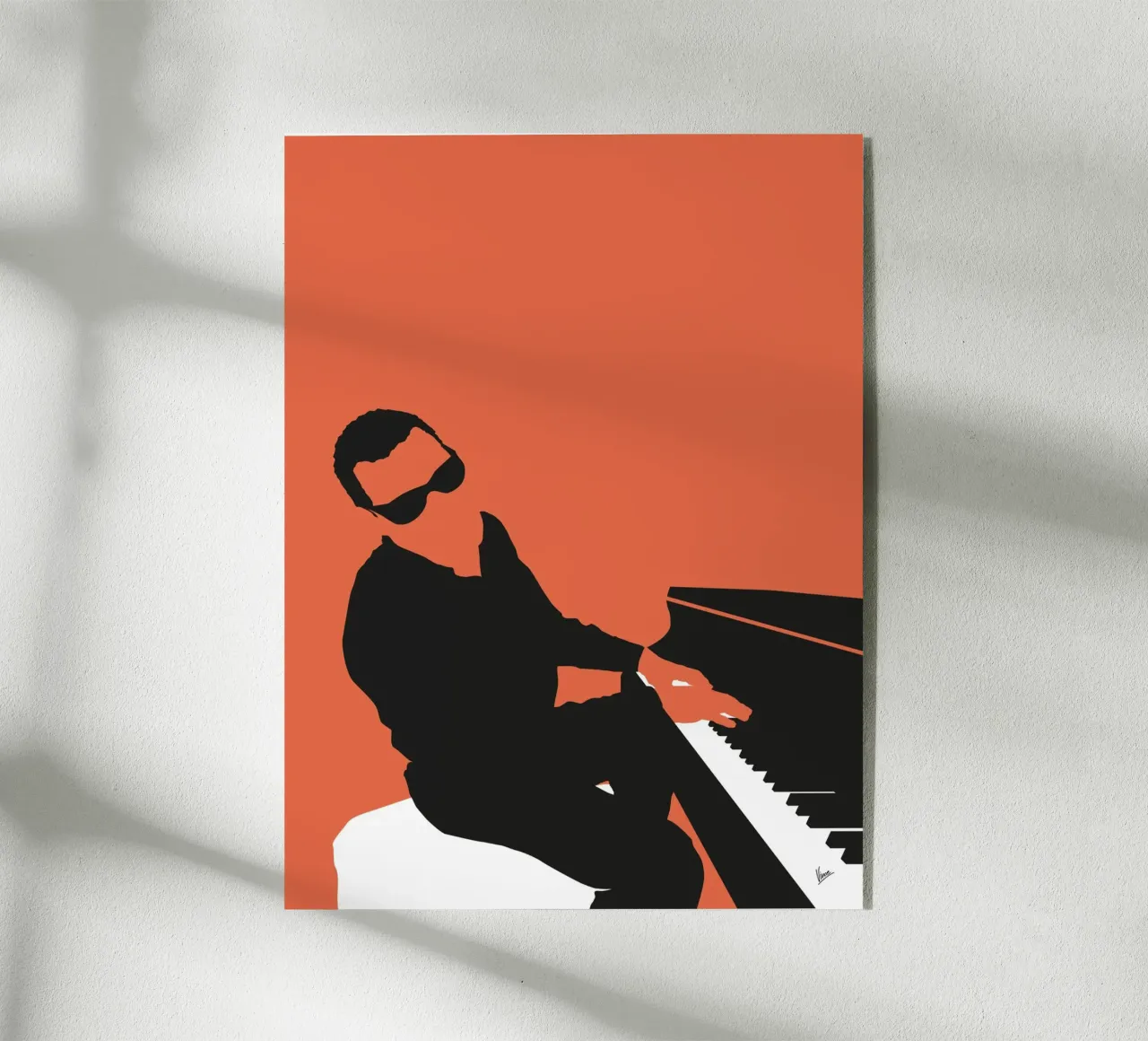 No003 Ray Charles plexiglass da Iconic Rockstars