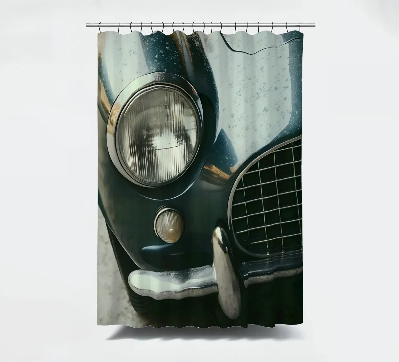Oldtimer Details Duschvorhang von CAR EDITION