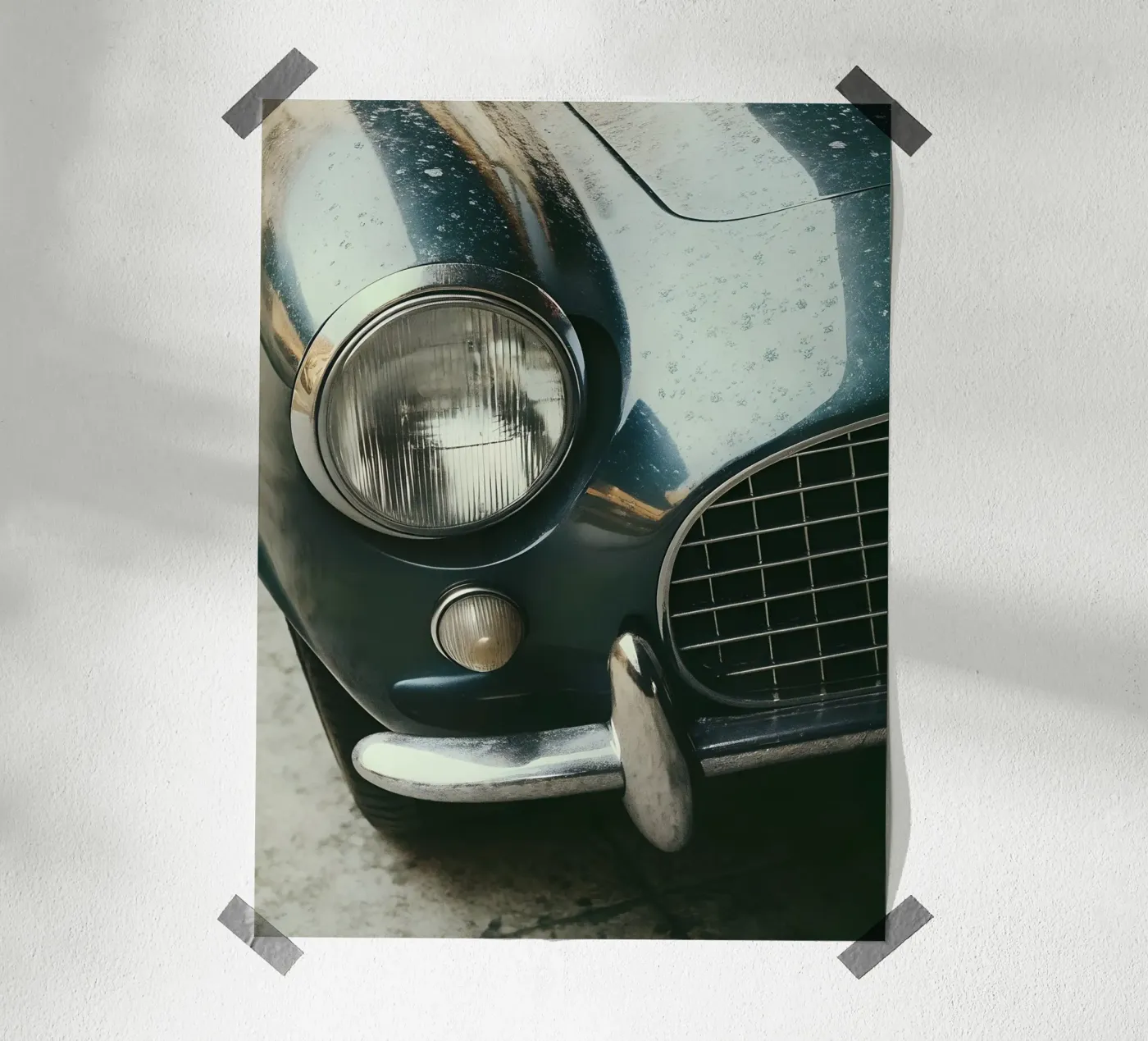 Oldtimer Details Poster von CAR EDITION