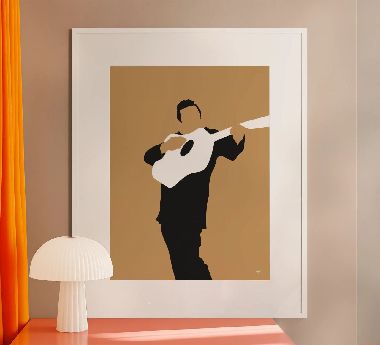 No010 Johnny Cash poster de Iconic Rockstars