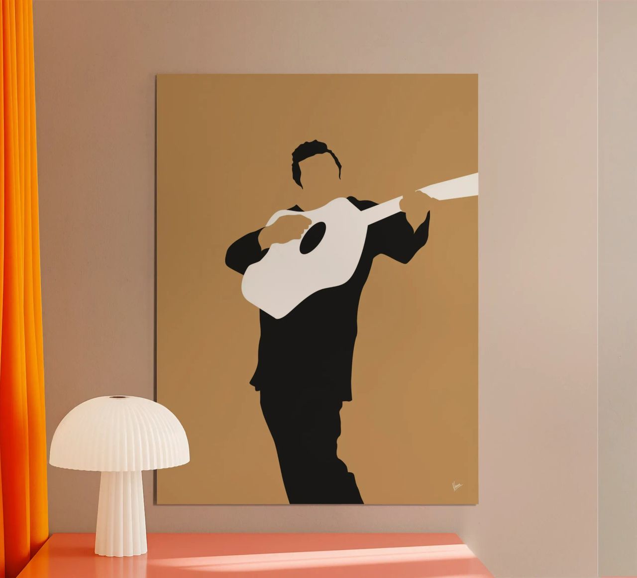 No010 Johnny Cash poster de Iconic Rockstars