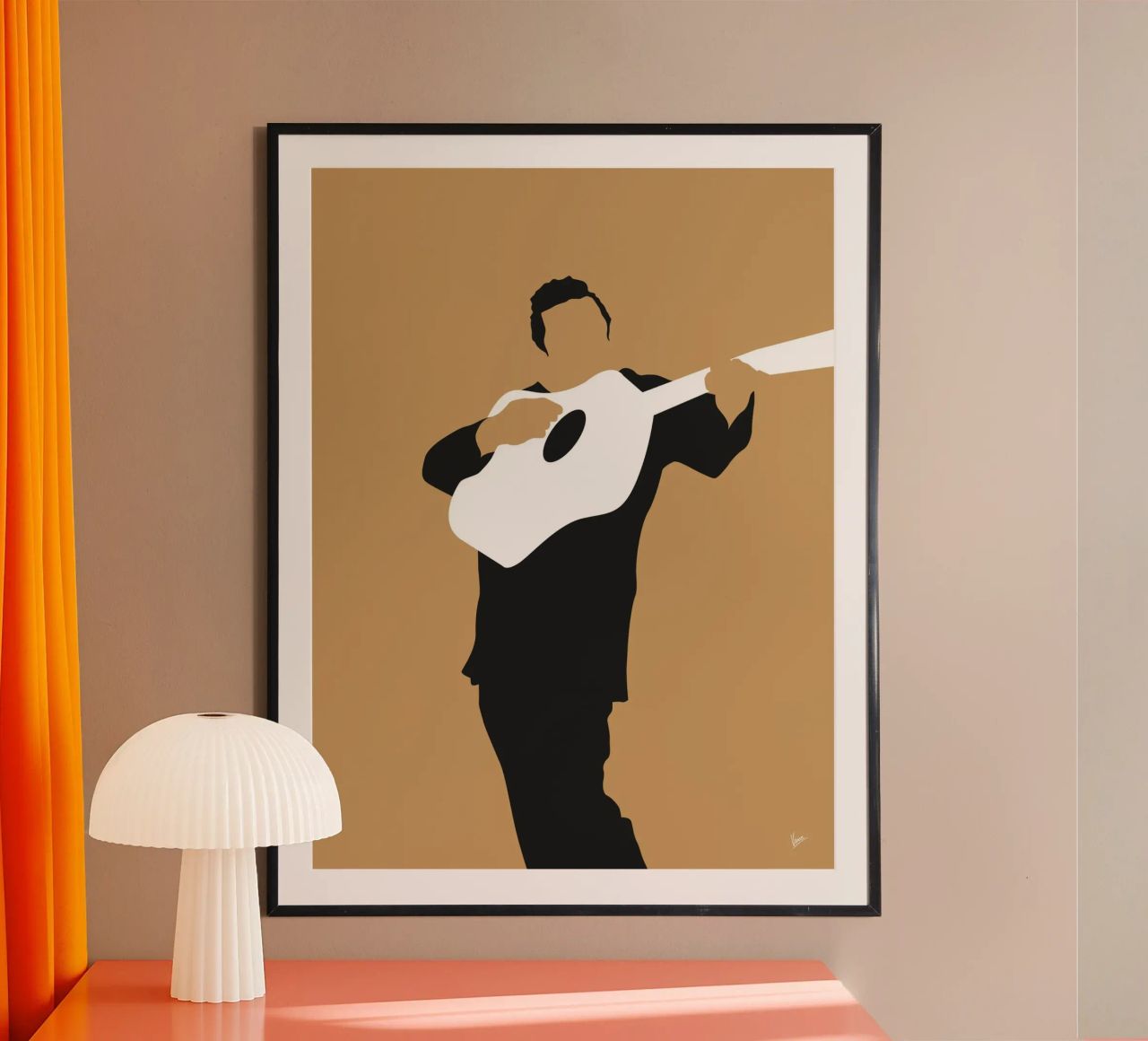 No010 Johnny Cash poster de Iconic Rockstars