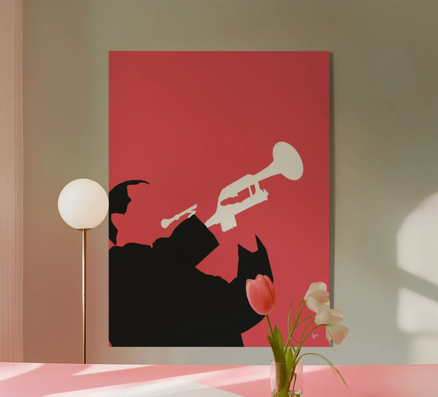 No012 LOUIS ARMSTRONG plexiglass da Iconic Rockstars