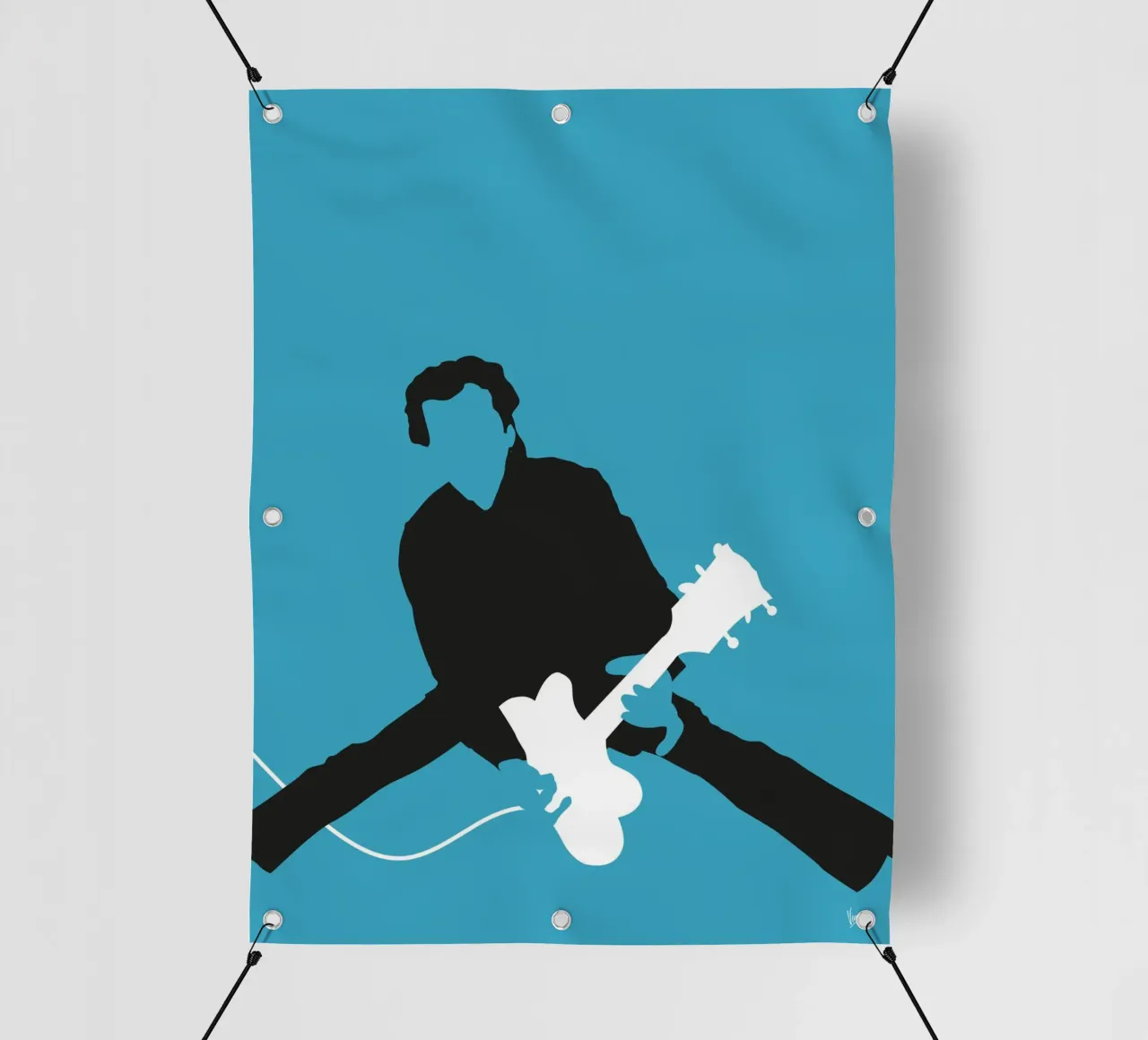 No015 Chuck Berry telo in pvc da Iconic Rockstars