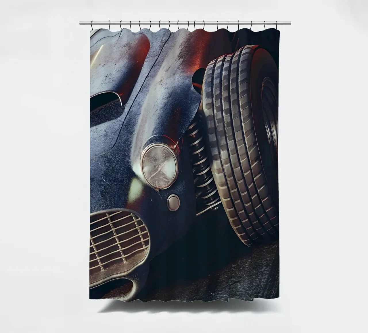 Oldtimer Details Duschvorhang von CAR EDITION