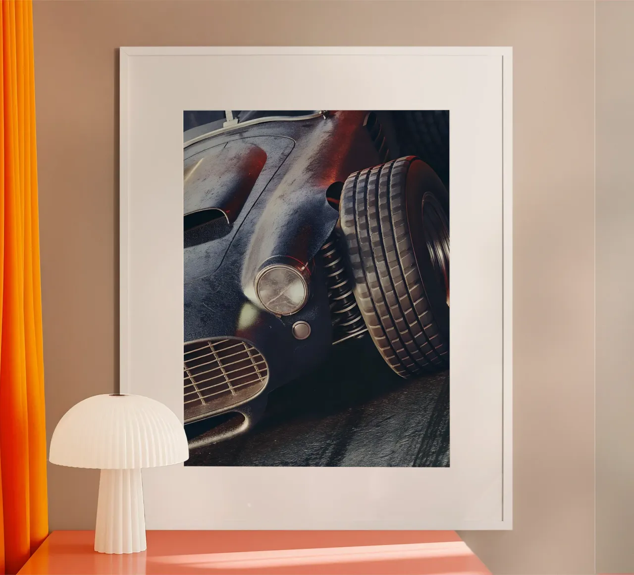 Oldtimer Details Poster von CAR EDITION