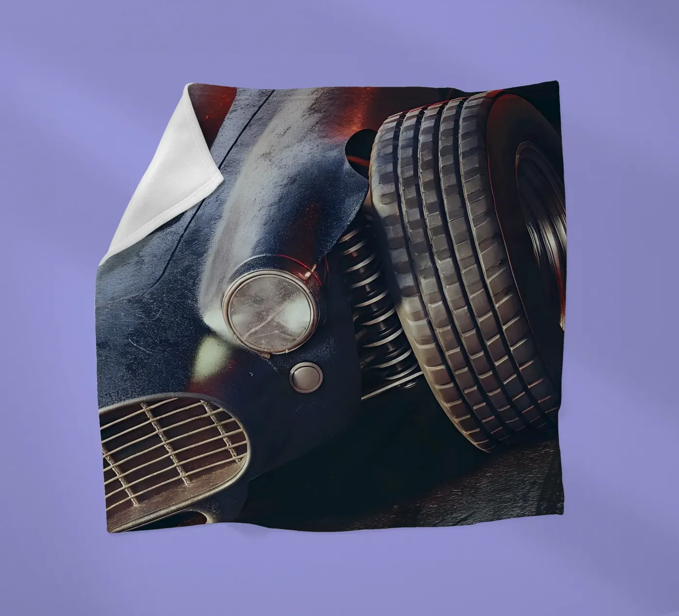 Oldtimer Details Fleecedecke von CAR EDITION