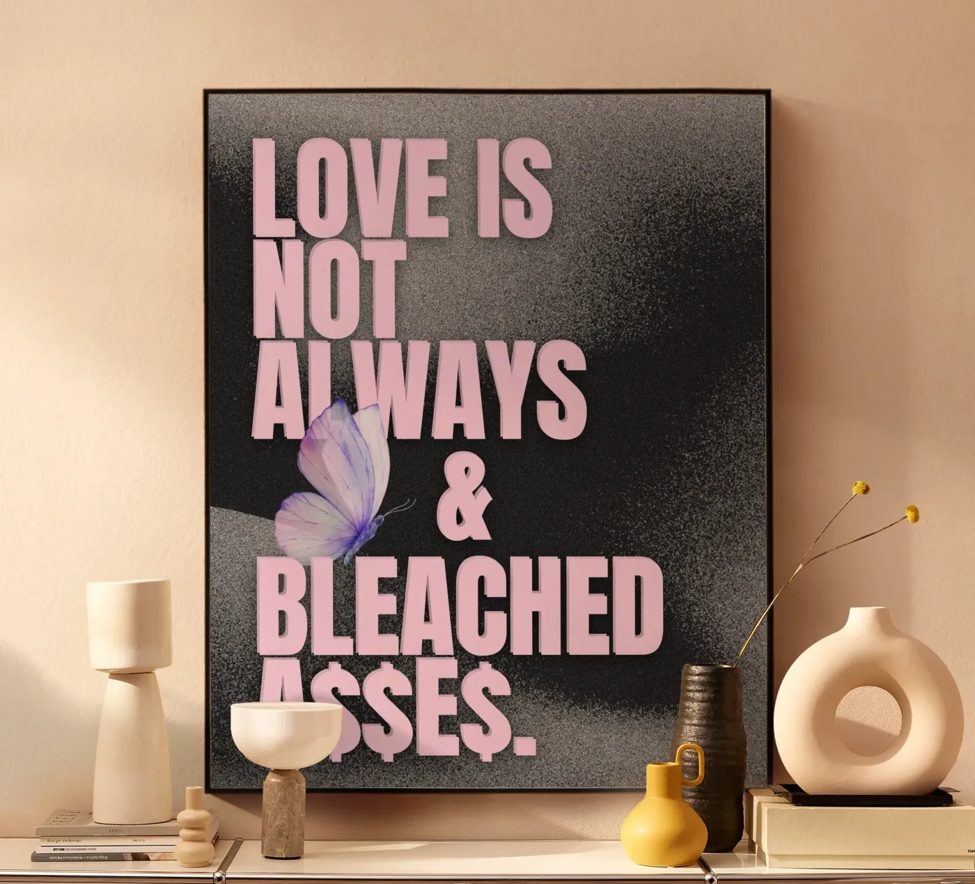 love Acryl-Glas von pixelflow