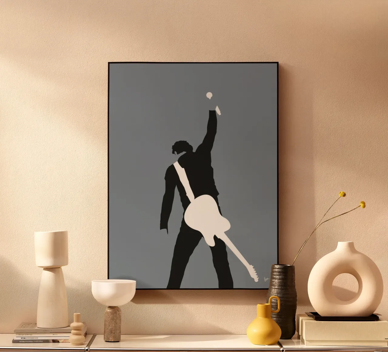 No017 Bruce Springsteen plexiglass da Iconic Rockstars