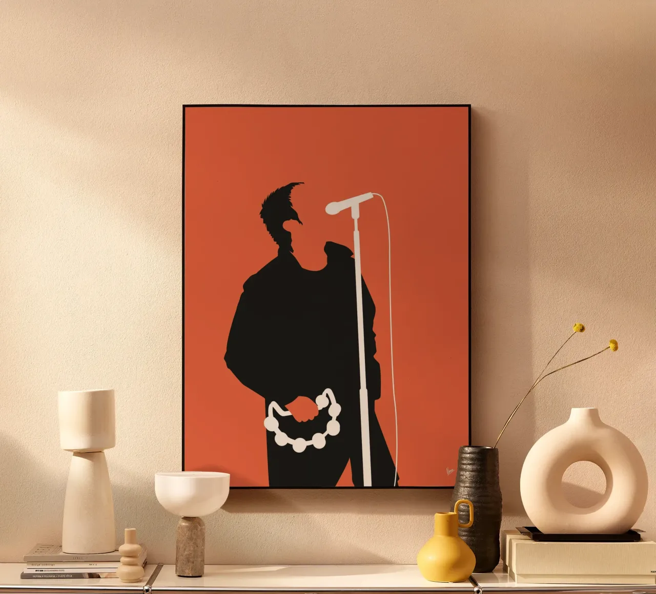 No023 Oasis plexiglass da Iconic Rockstars